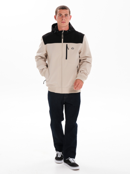 EMERSON MEN’S HOODED BOMBER JACKET