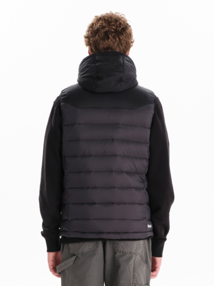 EMERSON MEN’S HOODED DOWN PUFFER VEST JACKET