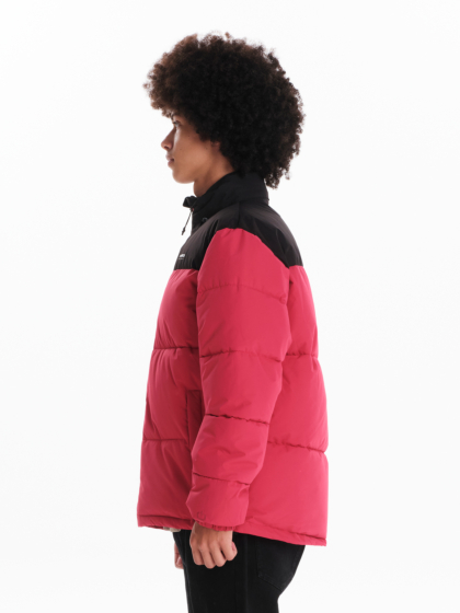 EMERSON MEN’S PUFFER JACKET WITH ROLL-IN HOOD
