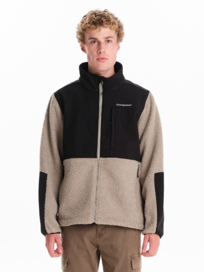 EMERSON MEN’S 2-LAYER SHERPA BONDED JACKET