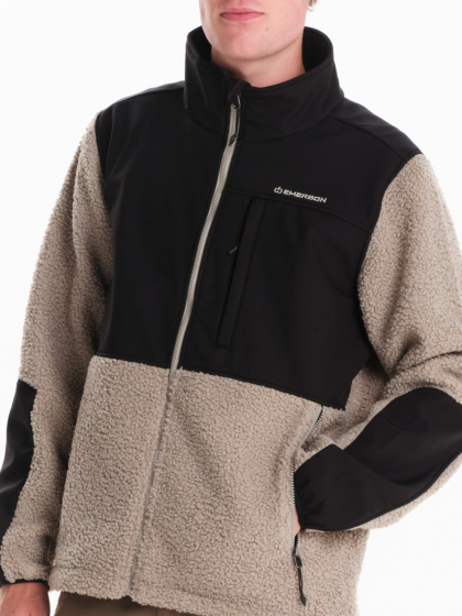 EMERSON MEN’S 2-LAYER SHERPA BONDED JACKET