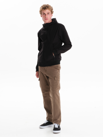EMERSON MEN’S HOODED BONDED BOMBER JACKET