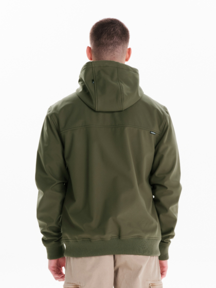 EMERSON MEN’S HOODED BONDED BOMBER JACKET