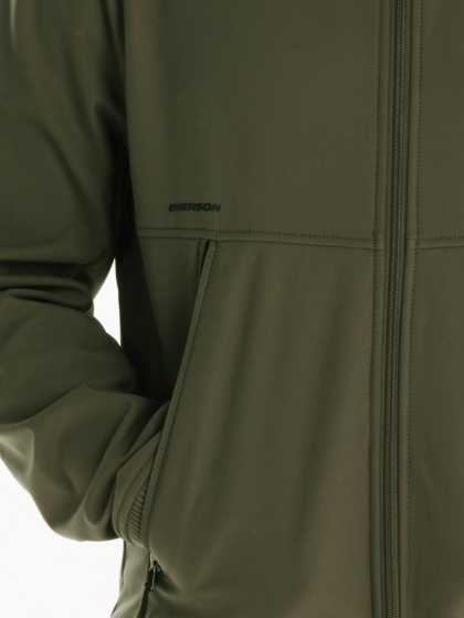 EMERSON MEN’S HOODED BONDED BOMBER JACKET