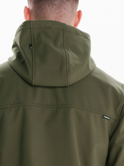 EMERSON MEN’S HOODED BONDED BOMBER JACKET
