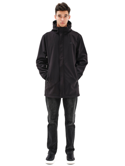 EMERSON MEN’S HOODED BONDED PARKA JACKET