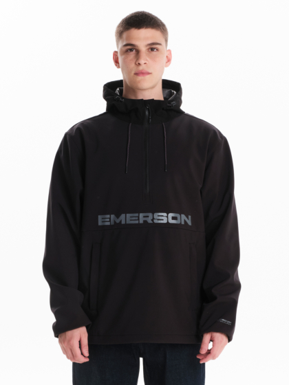 EMERSON MEN’S HOODED BONDED PULLOVER JACKET