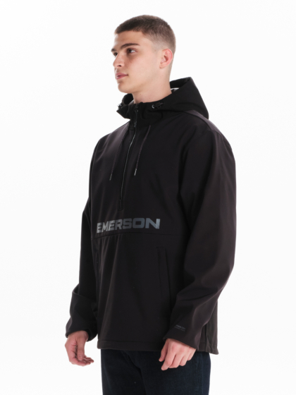 EMERSON MEN’S HOODED BONDED PULLOVER JACKET