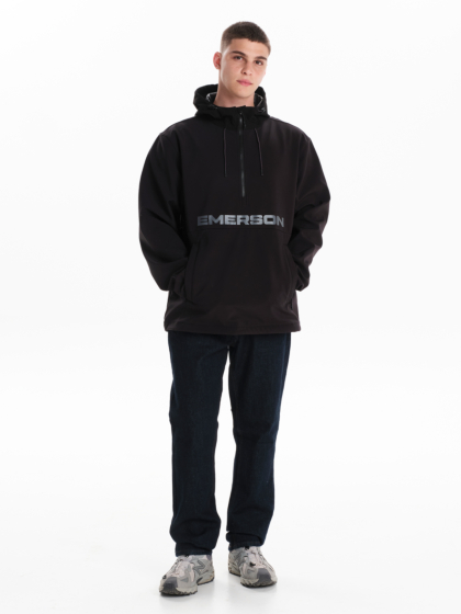 EMERSON MEN’S HOODED BONDED PULLOVER JACKET