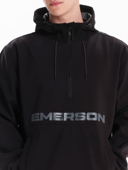 EMERSON MEN’S HOODED BONDED PULLOVER JACKET