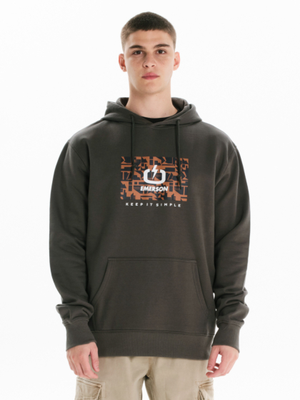 EMERSON MEN’S LOGO PULLOVER HOODIE