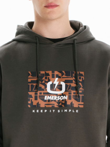 EMERSON MEN’S LOGO PULLOVER HOODIE