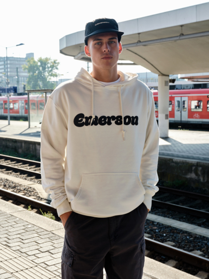 EMERSON MEN’S LOGO PULLOVER HOODIE