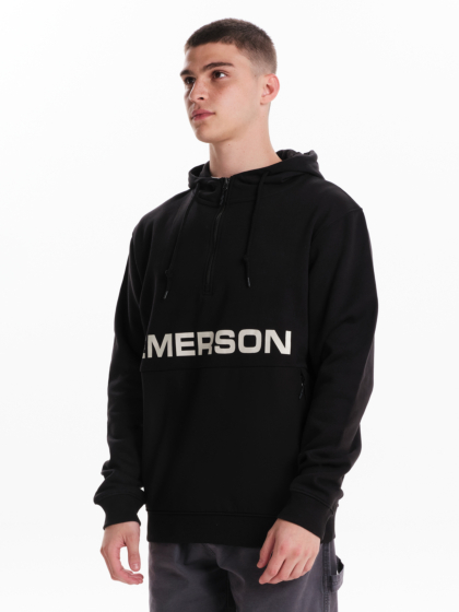 EMERSON MEN’S OVERSIZED HALF ZIP HOODIE