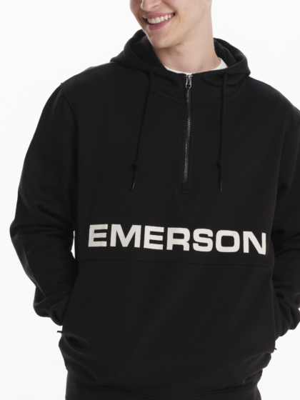 EMERSON MEN’S OVERSIZED HALF ZIP HOODIE