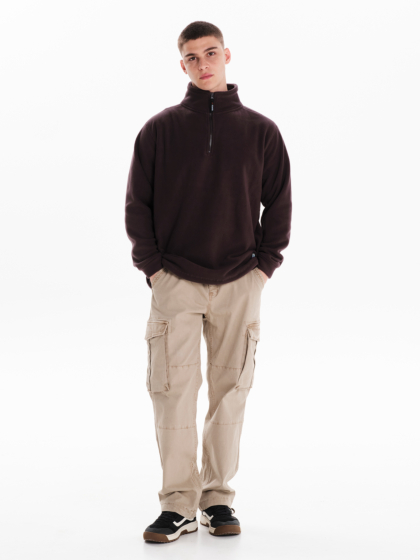 EMERSON ΑΝΔΡΙΚΟ FLEECE ΜΕ ΑΝΟΙΓΜΑ ΦΕΡΜΟΥΑΡ ΜΕΧΡΙ ΤΟ ΣΤΗΘΟΣ