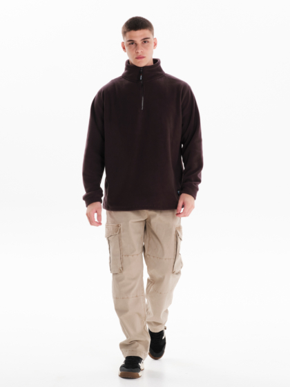 EMERSON ΑΝΔΡΙΚΟ FLEECE ΜΕ ΑΝΟΙΓΜΑ ΦΕΡΜΟΥΑΡ ΜΕΧΡΙ ΤΟ ΣΤΗΘΟΣ