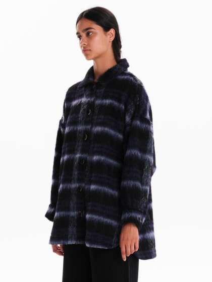 EMERSON WOMEN’S PLAID COAT