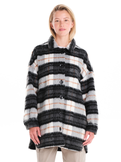 EMERSON WOMEN’S PLAID COAT