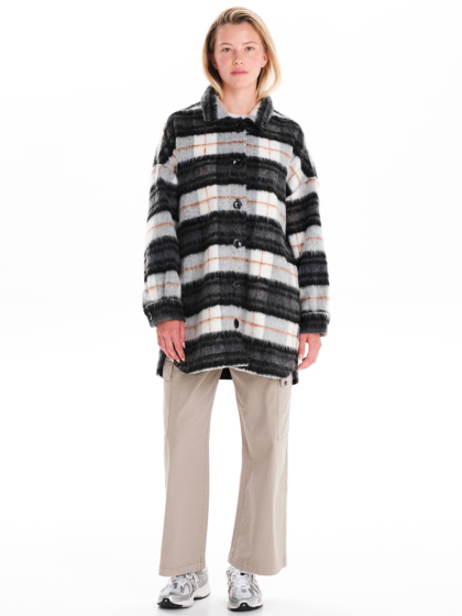 EMERSON WOMEN’S PLAID COAT