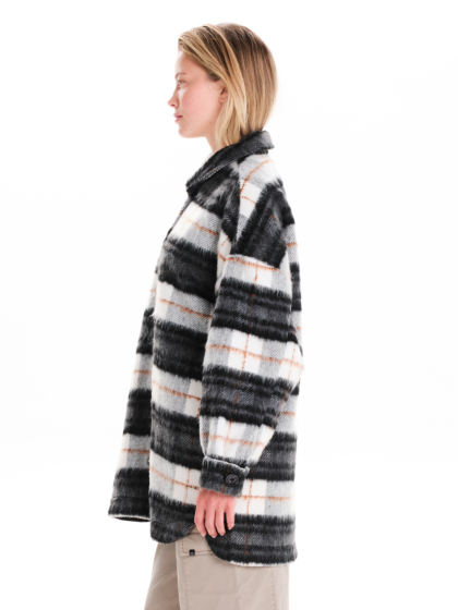 EMERSON WOMEN’S PLAID COAT