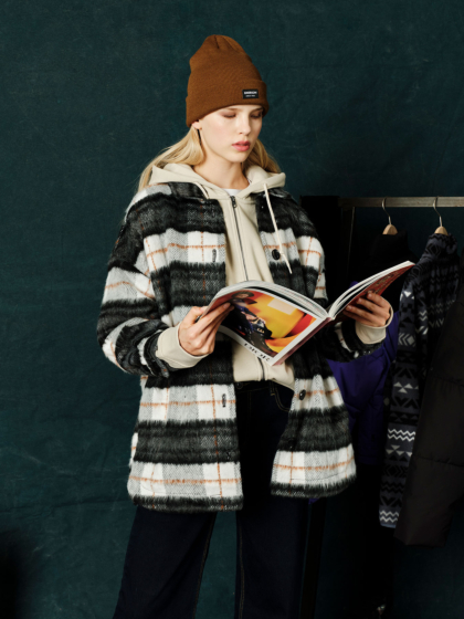 EMERSON WOMEN’S PLAID COAT