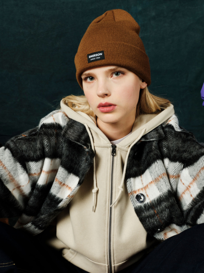 EMERSON WOMEN’S PLAID COAT