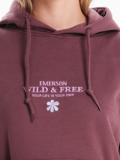 EMERSON ΓΥΝΑΙΚΕΙΟ CROP ΦΟΥΤΕΡ ΜΕ ΚΟΥΚΟΥΛΑ