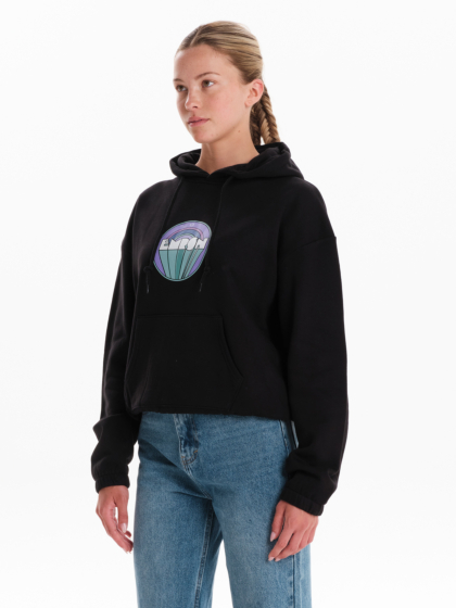 EMERSON WOMEN’S CROPPED PULLOVER HOODIE
