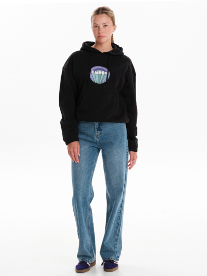 EMERSON WOMEN’S CROPPED PULLOVER HOODIE