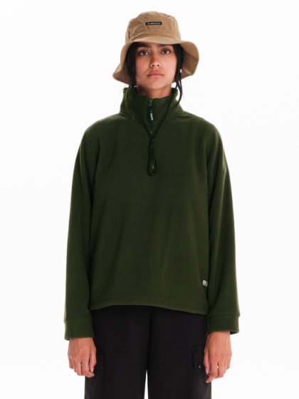 EMERSON ΓΥΝΑΙΚΕΙΟ FLEECE ΜΕ ΑΝΟΙΓΜΑ ΦΕΡΜΟΥΑΡ ΜΕΧΡΙ ΤΟ ΣΤΗΘΟΣ