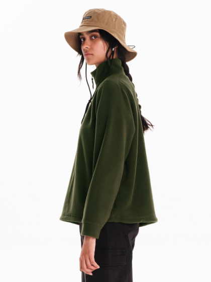 EMERSON ΓΥΝΑΙΚΕΙΟ FLEECE ΜΕ ΑΝΟΙΓΜΑ ΦΕΡΜΟΥΑΡ ΜΕΧΡΙ ΤΟ ΣΤΗΘΟΣ