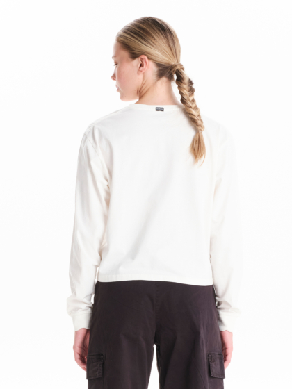 EMERSON WOMEN’S LONG SLEEVE CROP TEE