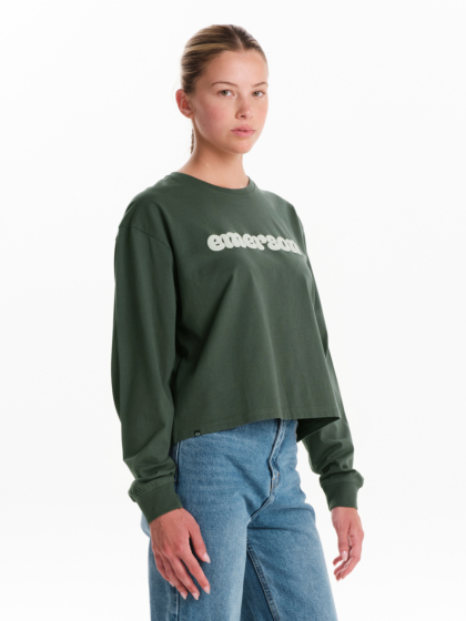 EMERSON ΓΥΝΑΙΚΕΙΑ ΜΑΚΡΥΜΑΝΙΚΗ CROP ΜΠΛΟΥΖΑ