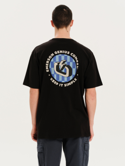 EMERSON GENIUS COMPANY KEEP IT SIMPLE ΑΝΔΡΙΚΟ ΚΟΝΤΟΜΑΝΙΚΟ T-SHIRT