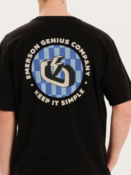 EMERSON GENIUS COMPANY KEEP IT SIMPLE ΑΝΔΡΙΚΟ ΚΟΝΤΟΜΑΝΙΚΟ T-SHIRT