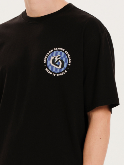 EMERSON GENIUS COMPANY KEEP IT SIMPLE ΑΝΔΡΙΚΟ ΚΟΝΤΟΜΑΝΙΚΟ T-SHIRT