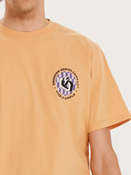 EMERSON GENIUS COMPANY KEEP IT SIMPLE ΑΝΔΡΙΚΟ ΚΟΝΤΟΜΑΝΙΚΟ T-SHIRT