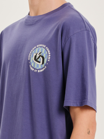 EMERSON GENIUS COMPANY KEEP IT SIMPLE ΑΝΔΡΙΚΟ ΚΟΝΤΟΜΑΝΙΚΟ T-SHIRT