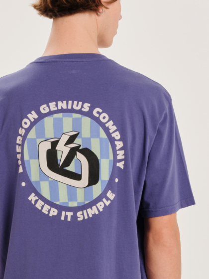 EMERSON GENIUS COMPANY KEEP IT SIMPLE ΑΝΔΡΙΚΟ ΚΟΝΤΟΜΑΝΙΚΟ T-SHIRT