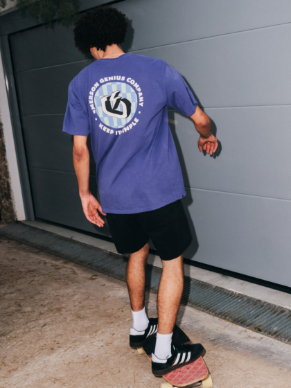 EMERSON GENIUS COMPANY KEEP IT SIMPLE ΑΝΔΡΙΚΟ ΚΟΝΤΟΜΑΝΙΚΟ T-SHIRT