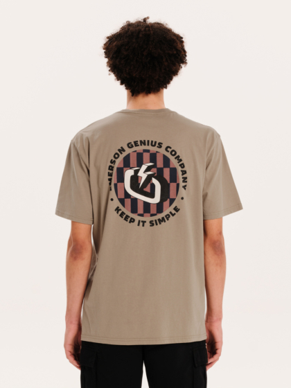 EMERSON GENIUS COMPANY KEEP IT SIMPLE ΑΝΔΡΙΚΟ ΚΟΝΤΟΜΑΝΙΚΟ T-SHIRT