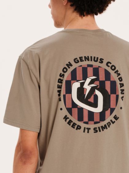 EMERSON GENIUS COMPANY KEEP IT SIMPLE ΑΝΔΡΙΚΟ ΚΟΝΤΟΜΑΝΙΚΟ T-SHIRT