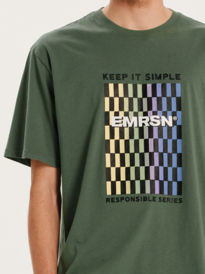 EMERSON KEEP IT SIMPLE ΑΝΔΡΙΚΟ ΚΟΝΤΟΜΑΝΙΚΟ T-SHIRT