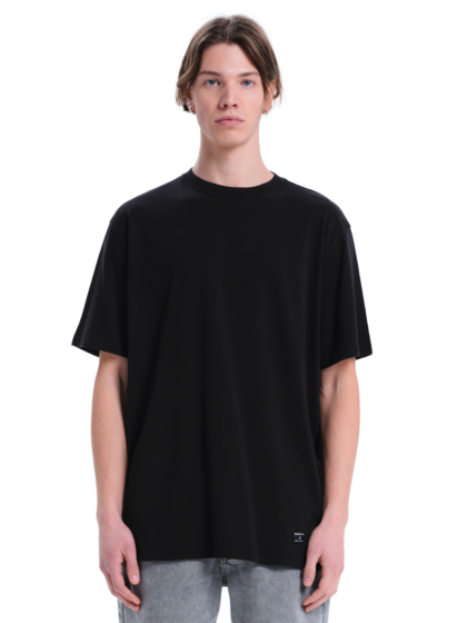 EMERSON ΑΝΔΡΙΚΟ ΜΟΝΟΧΡΩΜΟ ΚΟΝΤΟΜΑΝΙΚΟ T-SHIRT