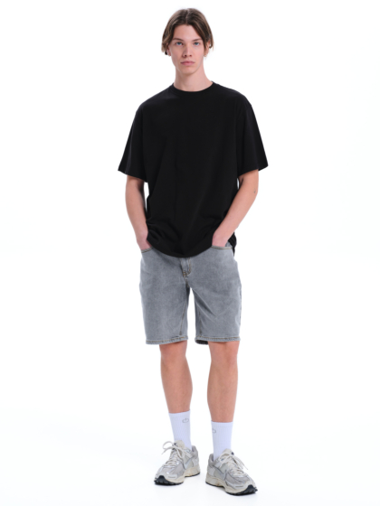 EMERSON ΑΝΔΡΙΚΟ ΜΟΝΟΧΡΩΜΟ ΚΟΝΤΟΜΑΝΙΚΟ T-SHIRT