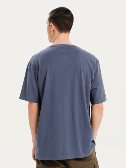 EMERSON ΑΝΔΡΙΚΟ ΜΟΝΟΧΡΩΜΟ ΚΟΝΤΟΜΑΝΙΚΟ T-SHIRT