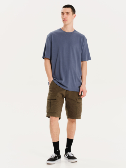 EMERSON ΑΝΔΡΙΚΟ ΜΟΝΟΧΡΩΜΟ ΚΟΝΤΟΜΑΝΙΚΟ T-SHIRT