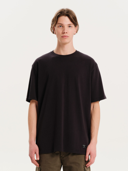 EMERSON ΑΝΔΡΙΚΟ ΜΟΝΟΧΡΩΜΟ ΚΟΝΤΟΜΑΝΙΚΟ T-SHIRT
