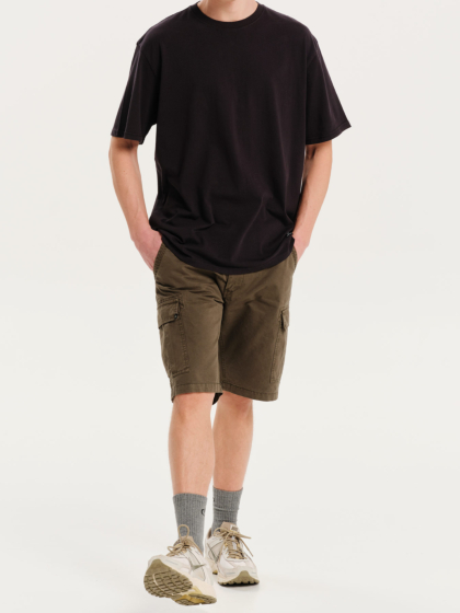 EMERSON ΑΝΔΡΙΚΟ ΜΟΝΟΧΡΩΜΟ ΚΟΝΤΟΜΑΝΙΚΟ T-SHIRT